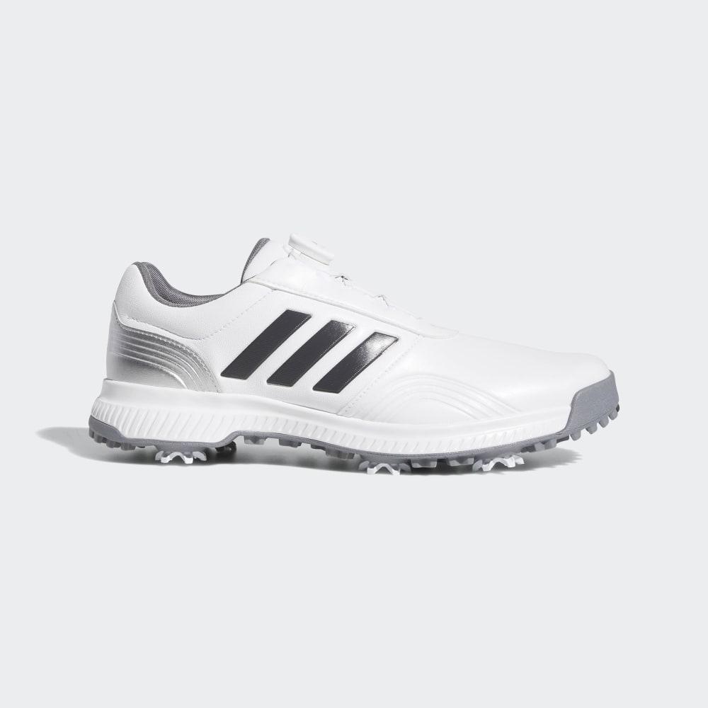 Adidas Men's CP Traxion Boa Golf Shoes White/Grey/Silver Metal Ireland F34198